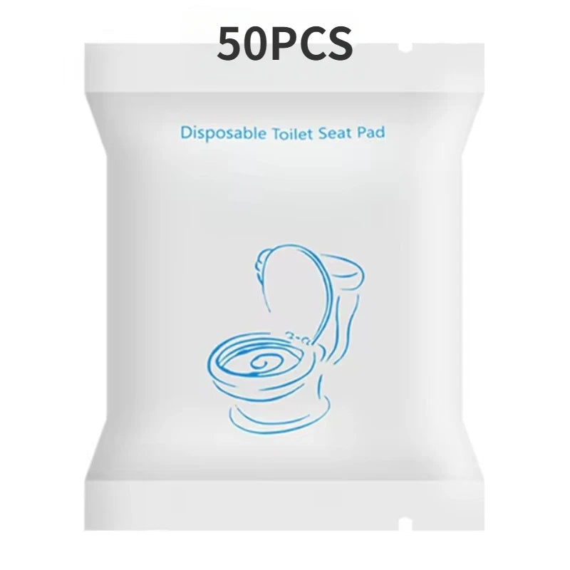 Disposable Toilet Seat Cover Waterproof Non-woven Travel Hotel Bathroom Protective Cover Independent Packagingr Seat Cushion