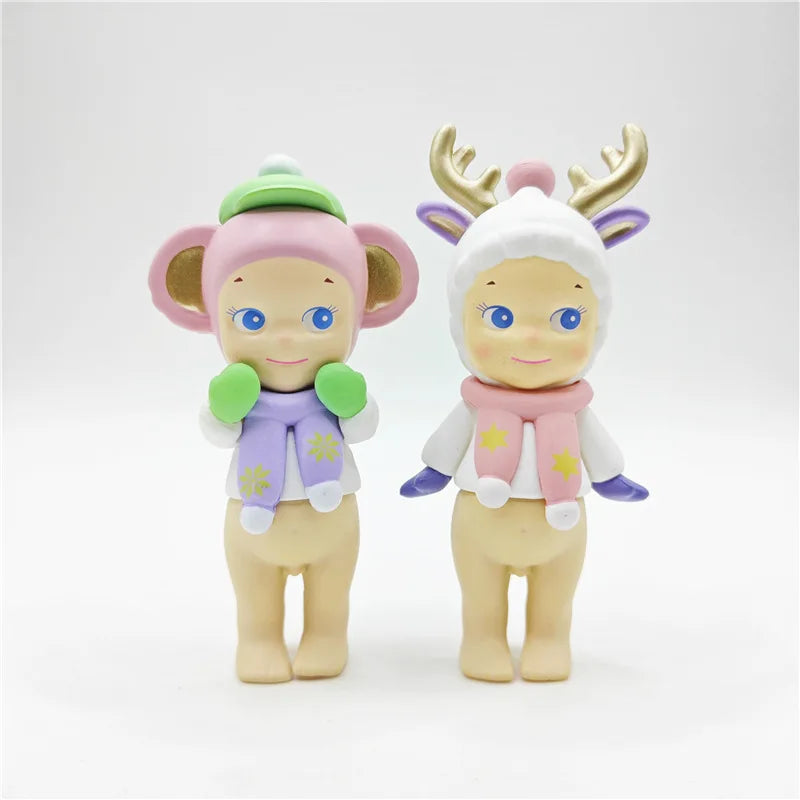 New Sonny Angel Blind Box Winter Wonderland Series Mini Anime Figures Ornaments Dolls Fans Children Christmas Birthday Gift