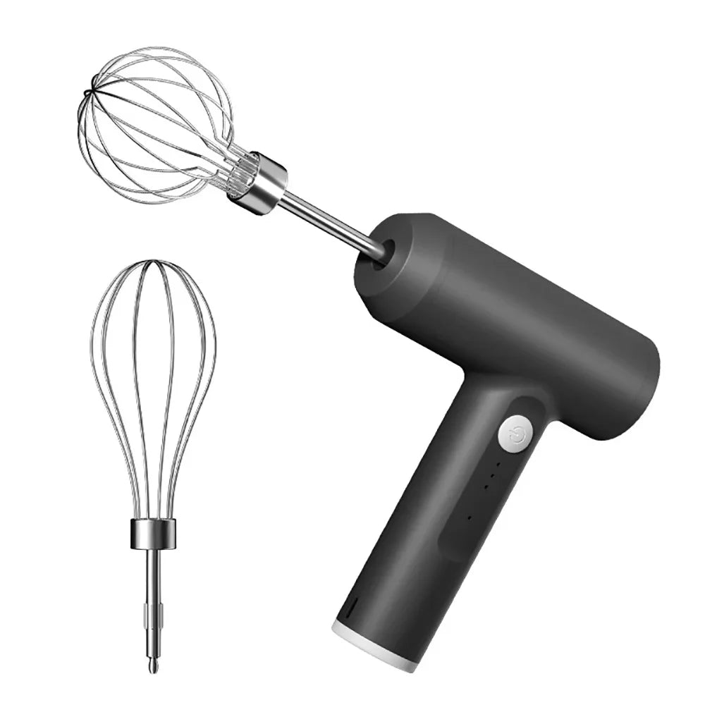 1pcs Electric Whisk Whisk Stirring Mix Cake Baking Handheld Mixer Automatic Whisk Kitchen Baking Cooking Tools