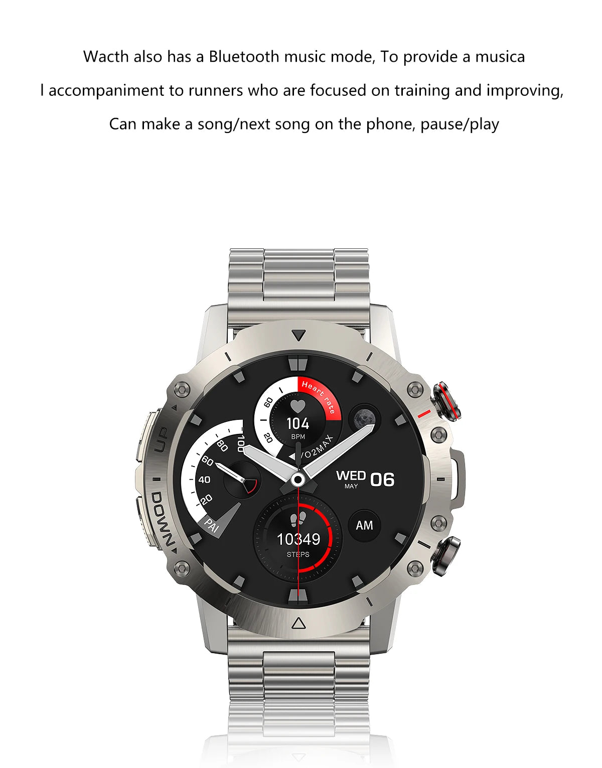 LEMFO Y7 Smart Watch Men 2024 IP68 Waterproof 100+ Sports Modes Bluetooth Call 360*360 Resolution HD Screen  Smartwatch for men