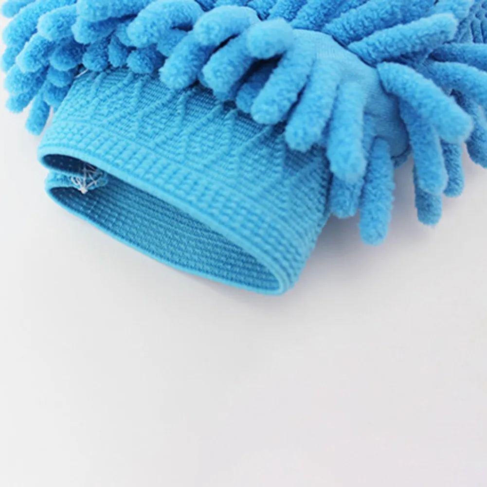 Car Wash Gloves Washing Wiper Car Cleaning Towel Auto Super Mitt Microfiber Gloves For DIY Carwash Household Car Washing Clean