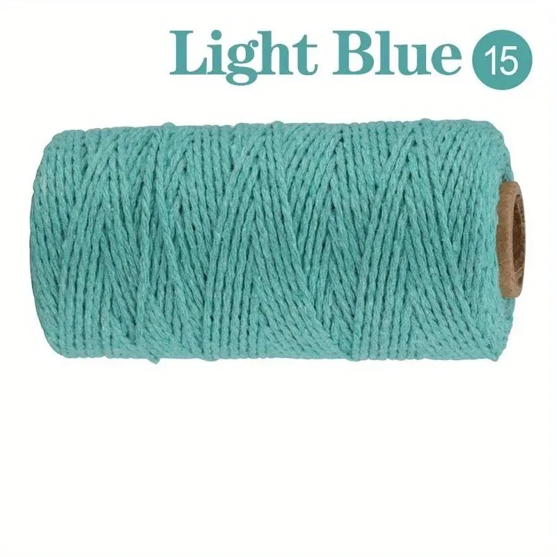 2.0cm100m Lace Cord Cotton Cord String Craft DIY Sewing Hand Woven Decorative Wall Hanging Bohemian Party Home Decor