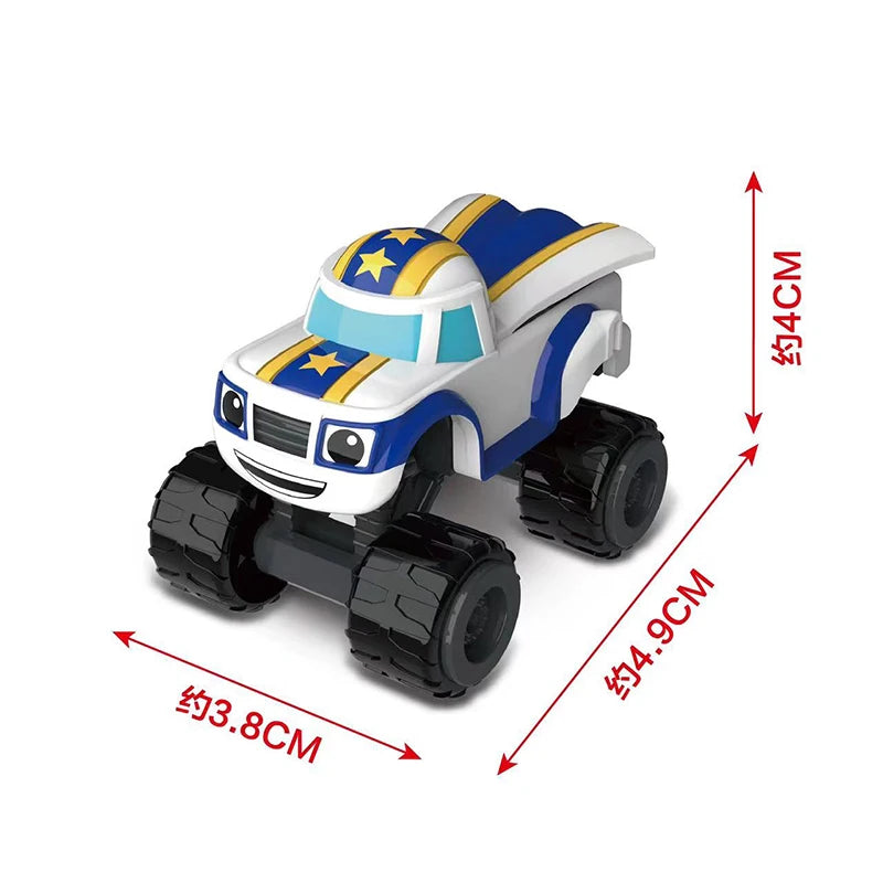 Flame and Machine Monster Car Toys Russian Crusher Truck Vehicles Figure Blaze Toy Blaze The Monster Machines Children's Gifts