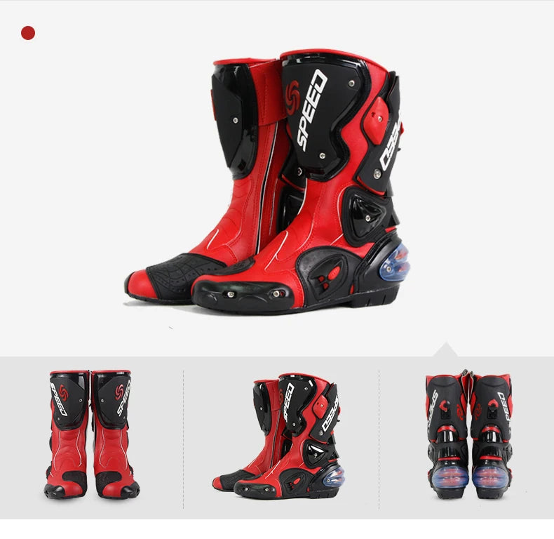 Riding Tribe Men Motorcycle Boots Moto Racing Motocross Off-Road Motorbike Motorcycle Shoes Botas Moto Riding Boots