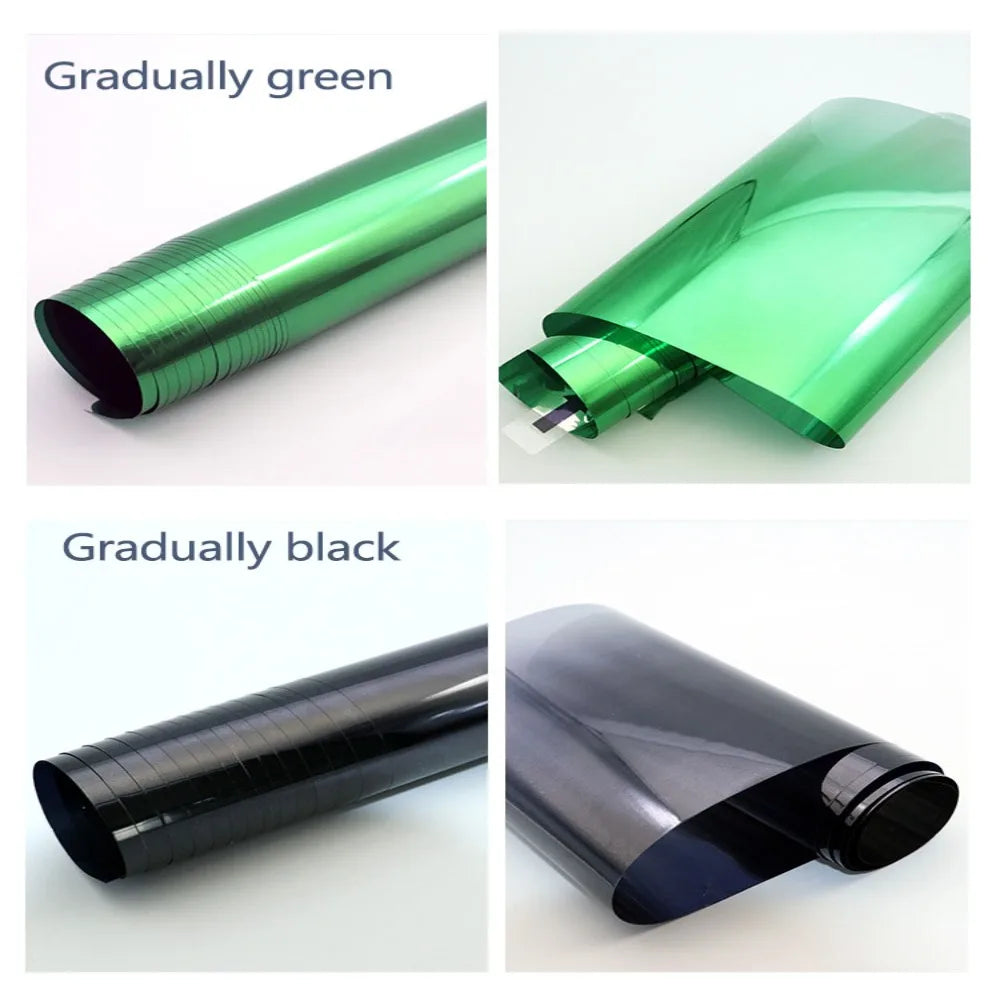 Universal Car Solar Window Tint Film Heat Insulation Color Changing Film Sun Shade Front Windshield Sunshade Protector