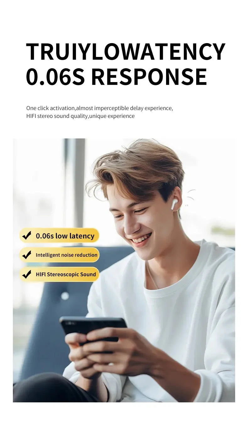 Original AIR ANC Noise Reduction Bluetooth Earphones Microphone wireless earbuds TWS Long battery life Pod Spatial Audio PRO