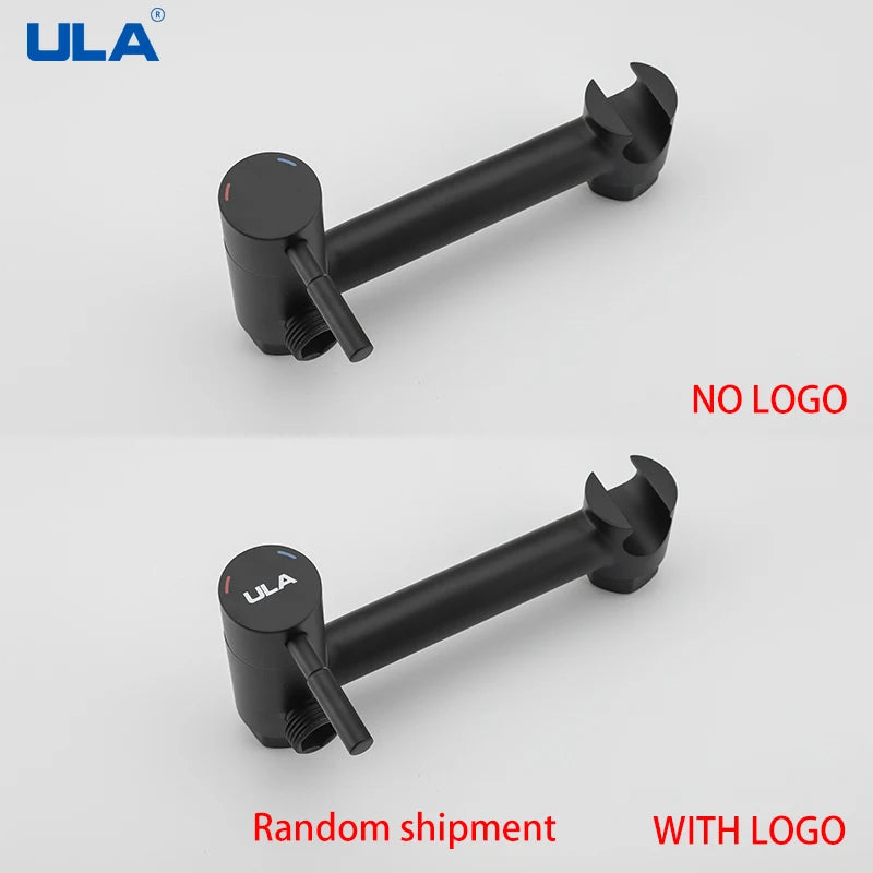ULA Gold Bidet Faucet Toilet Faucet Stainless Steel Handheld Bidet Sprayer Set Cold Hot Water Mixer Crane Bathroom Shower Head