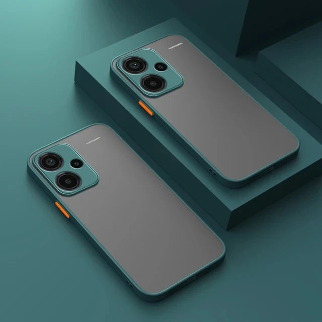 New Shockproof Armor Case For Xiaomi Redmi Note 13 Pro+ 5G Soft TPU Bumper Clear Hard PC Cover Caque Redmi Note13 Pro 4G 5G