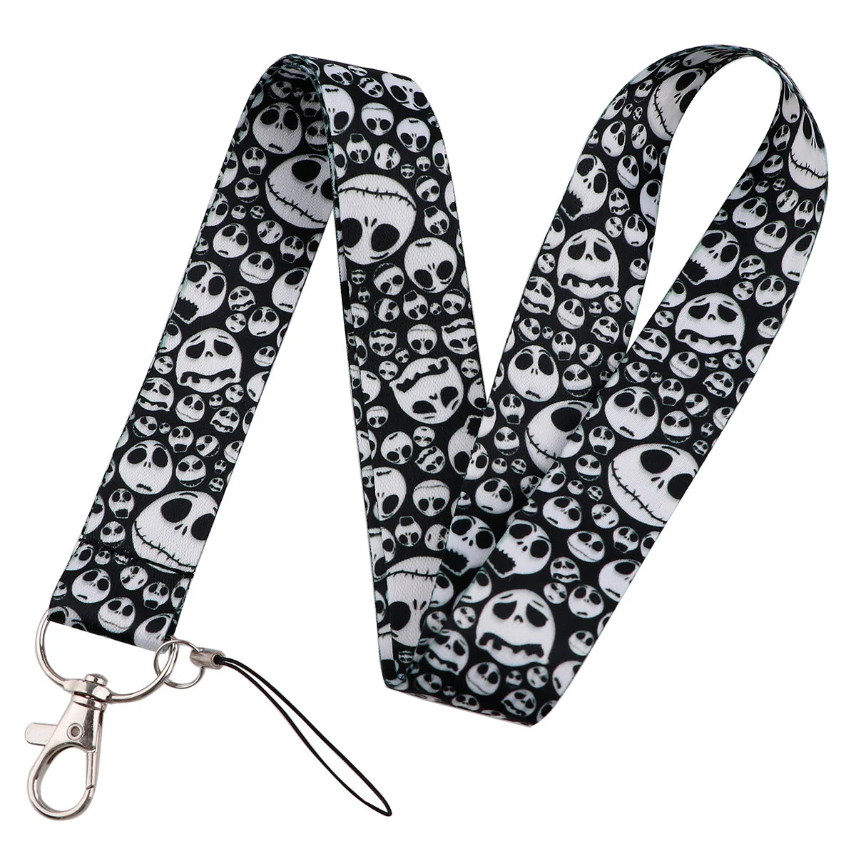 KKZ004 Mickey&Minnie Stitch Lanyard For Keys Keychain Badge Holder ID Credit Card Pass Hang Rope Lariat Phone Charm Gift