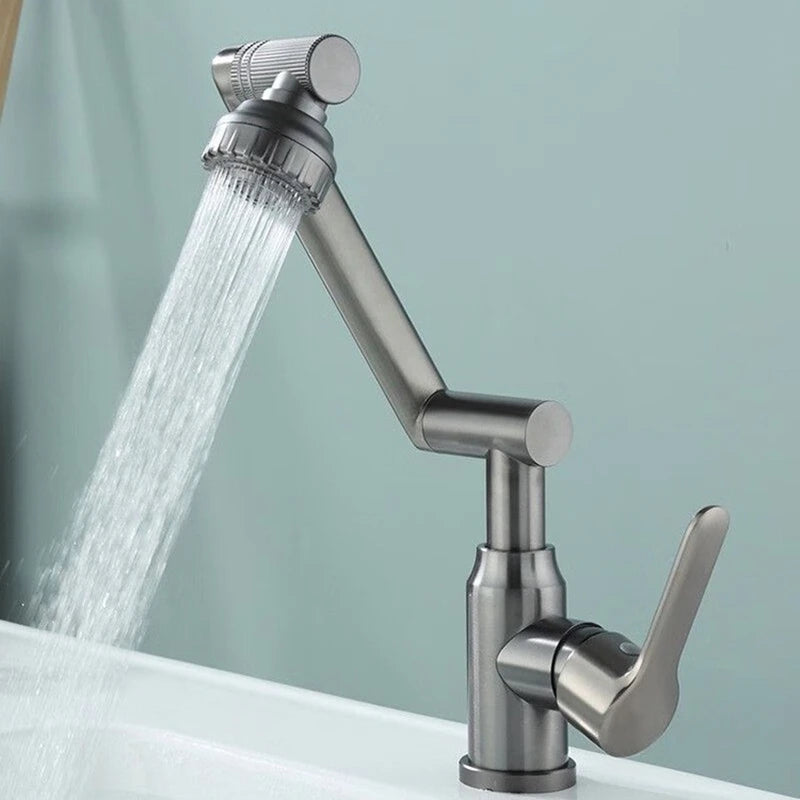 1080° Swivel Kitchen Sink Faucet Bathroom Sink Faucet Basin Faucet Multifunction Cold and Hot Water Tap