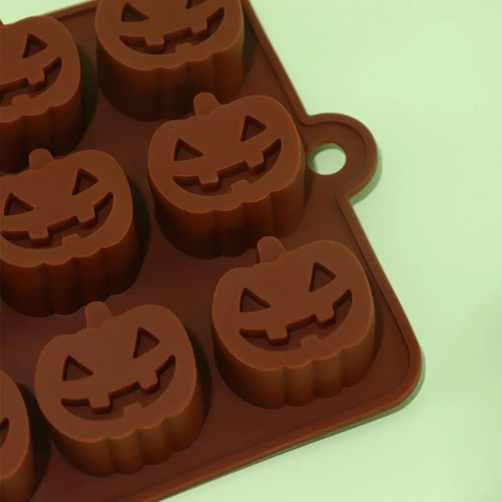 1~10PCS Silicone Chocolate Baking Molds Halloween Pumpkin Cake Decoration Candy Jelly Fondant Cookies Molds Kitchen Tools