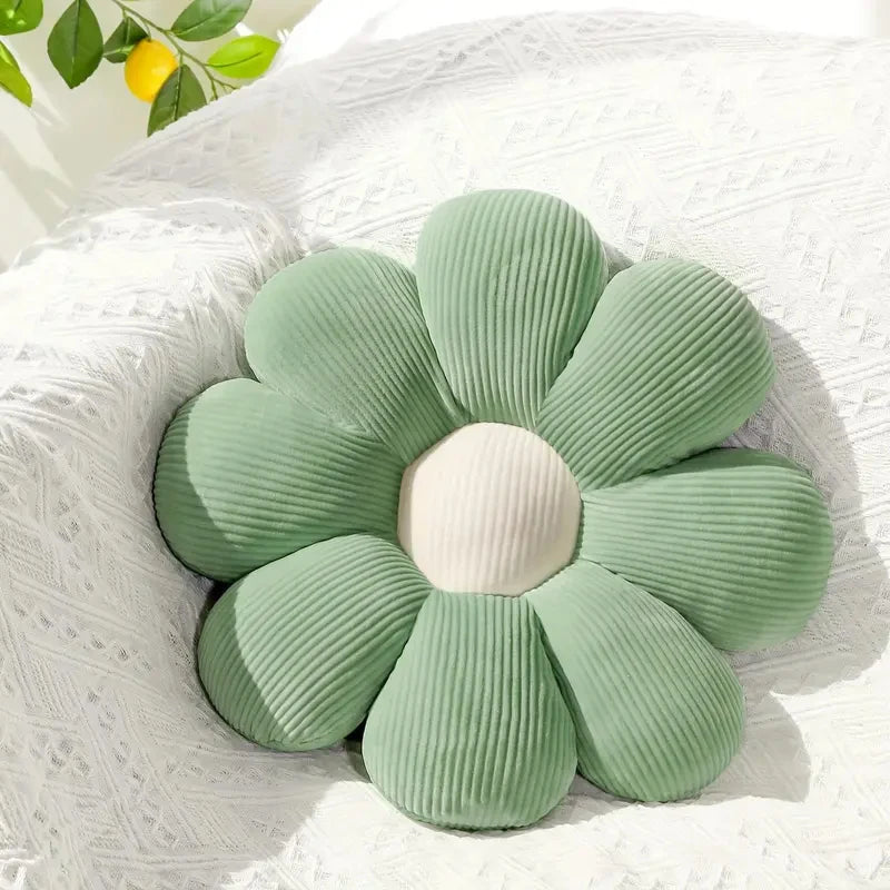 1pc soft and comfortable floral pattern pillow cushion, suitable for bedroom, dormitory, and home decoration
