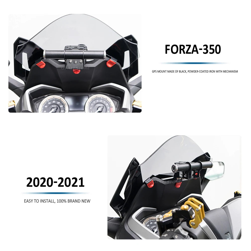 NEW For Honda Forza350 Forza125 Forza 350 125 2020 2021 GPS motorcycle mobile phone navigation bracket