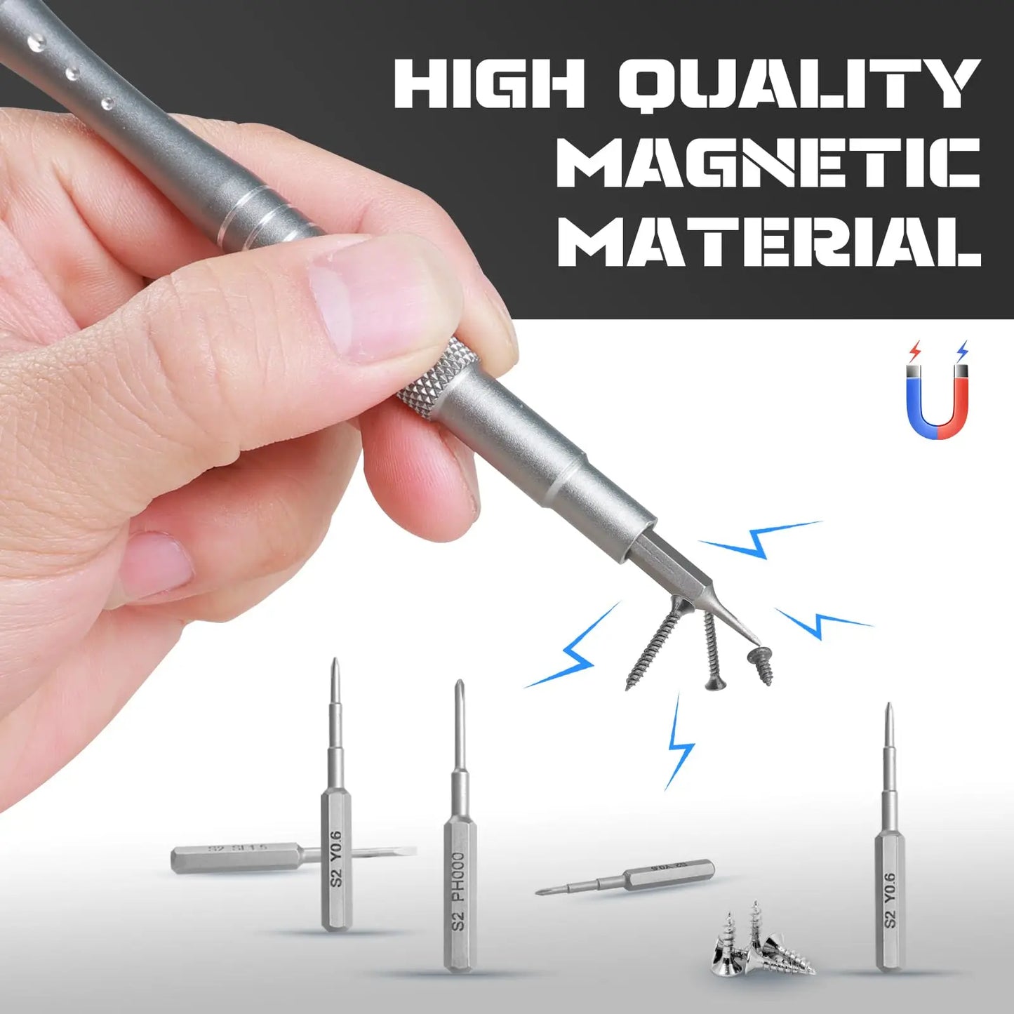 128 in 1 Multi Functional Screwdriver Set Portable Precision Hand Screw Drivers Kit Extended S2 Folding Home Phone Repair Tools