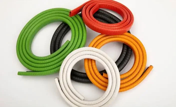 1/3M U-Shaped Sealing Strip Rubber Edging Stainless Steel Protectio Door Car Dustproof Safety Iron sheet edge protection strip