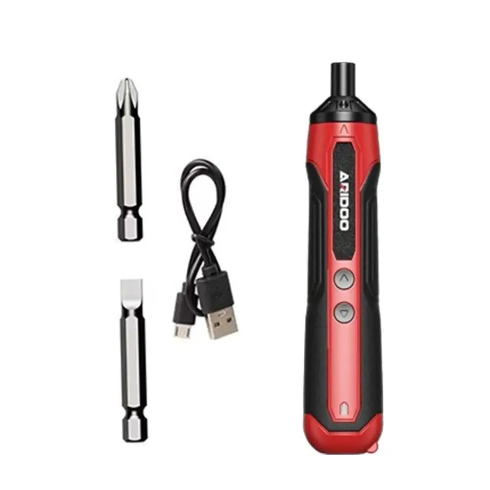 Ergonomic Electric Screwdriver Portable USB Charging Wireless Power Drill Pen Shaped Handyman Tool for Easy Holding