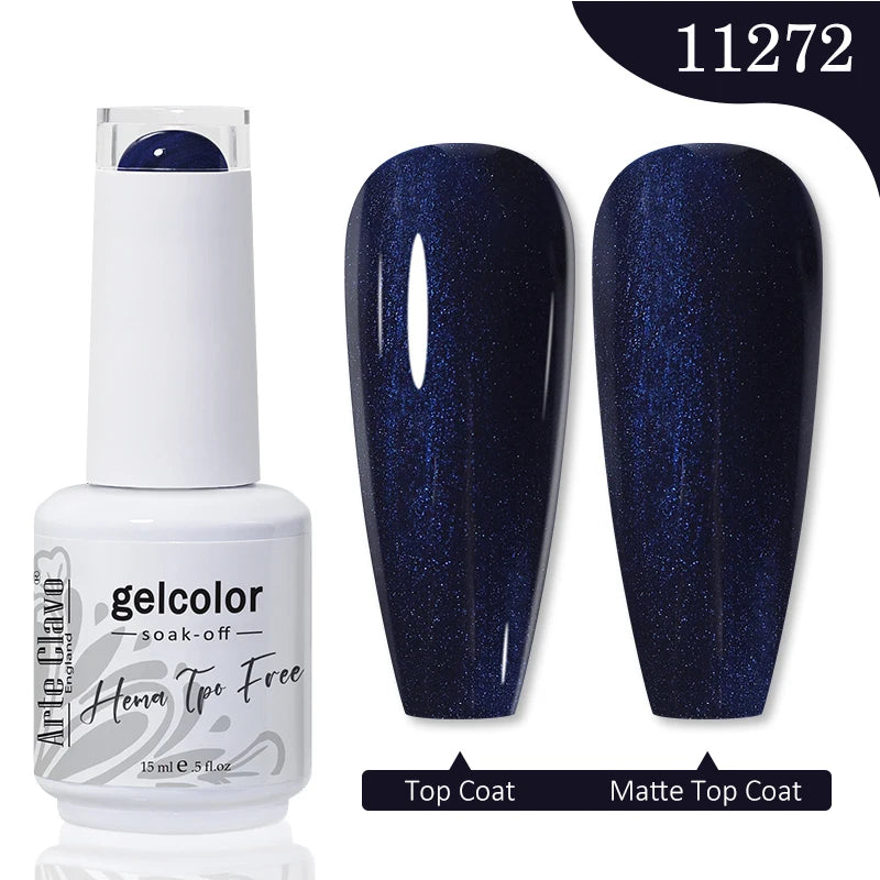 Arte Clavo HEMA TPO FREE Gel Nail Polish Jelly 15ml LED Nail Gel Hybrid Varnish Matt Top Base Coat Nail Art Gellak Primer