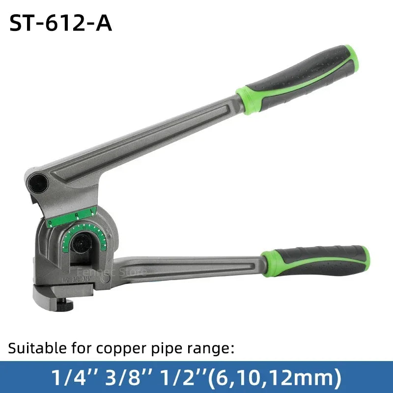 6/8/10mm Tubing Bender 3-in-1 Pipe Bender 180° HVAC Copper Aluminum Tubes Bending Tool for Air Conditioning Refrigeration Repair