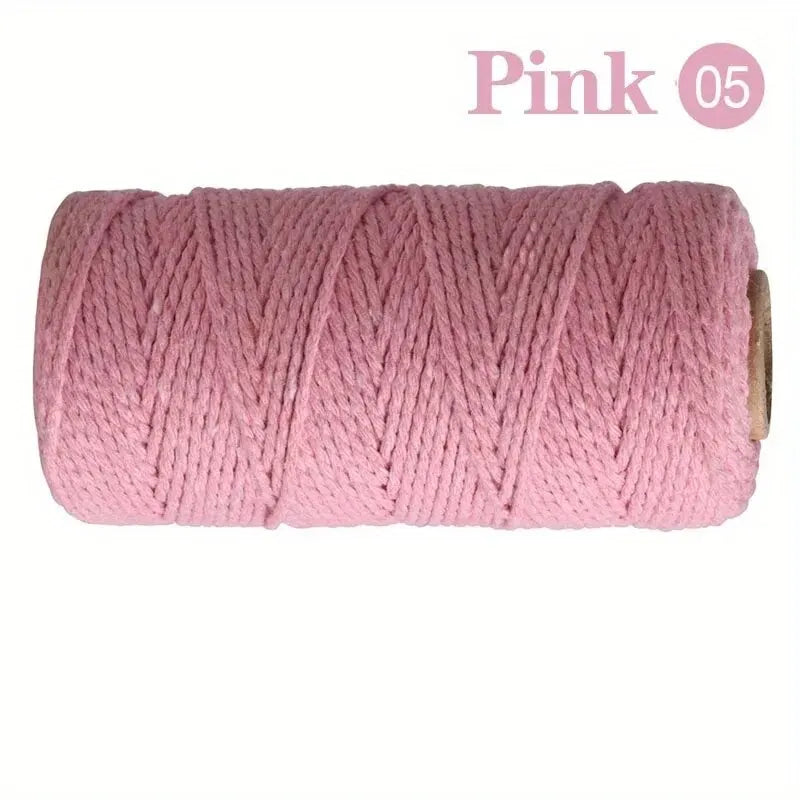 2.0cm100m Lace Cord Cotton Cord String Craft DIY Sewing Hand Woven Decorative Wall Hanging Bohemian Party Home Decor