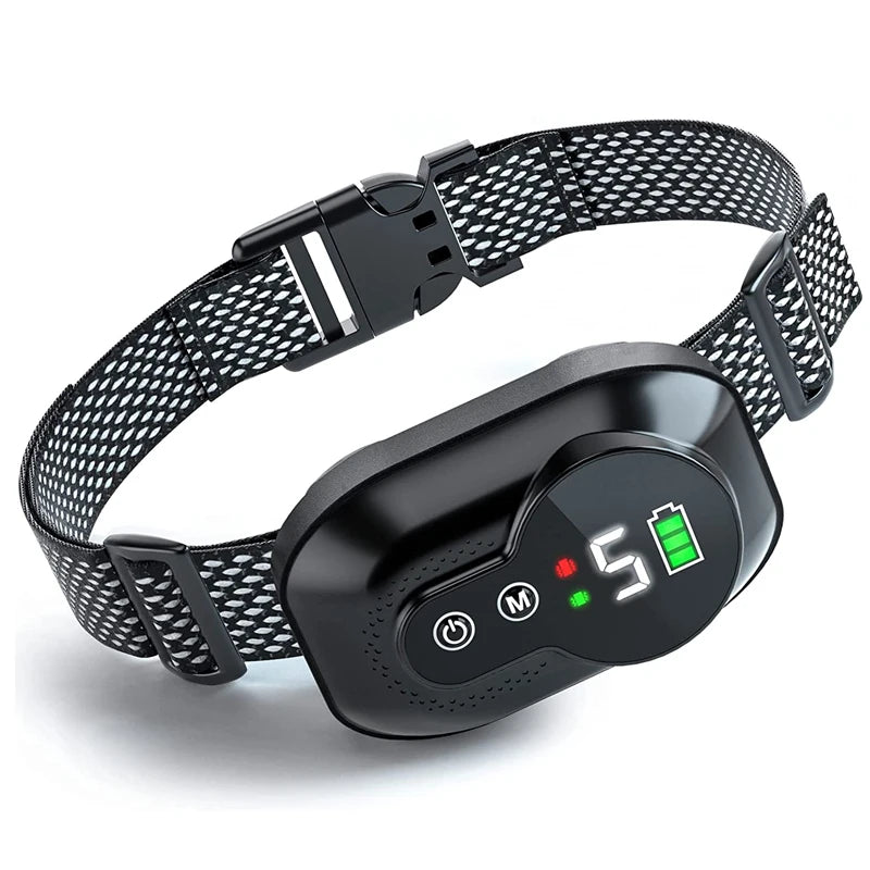 Pet Dog Anti Barking Device USB Small Intelligent Electric Ultrasonic Dog Training Collar Dog Stop Barking Vibration Beep Collar