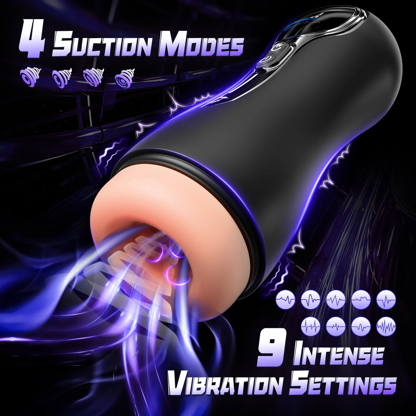 Realistic Vagina Automatic Male Sucking Masturbator with LED Display Pocket Pussy 9 Vibration Penis Massager Adult Sex Toys 18