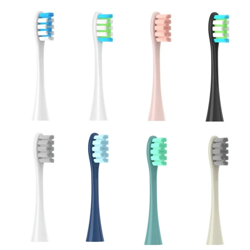 8 PCS Replacement Brush Heads for Oclean X/ X PRO/ Z1/ F1/ One/ Air 2 /SE/Flow DuPont Soft Suitable Vacuum Bristle Nozzles