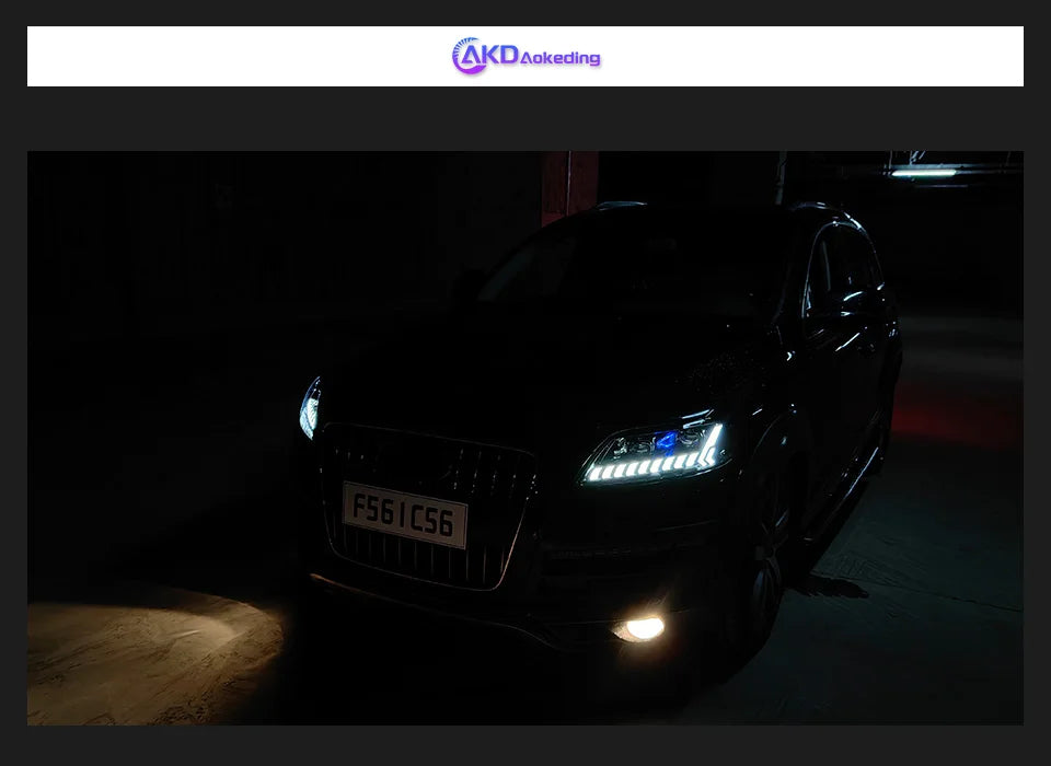 Car Lights for Audi Q7 Q7L Headlight 2006-2015 Q7 Head Lamp Drl Projector Lens Automotive Accessories