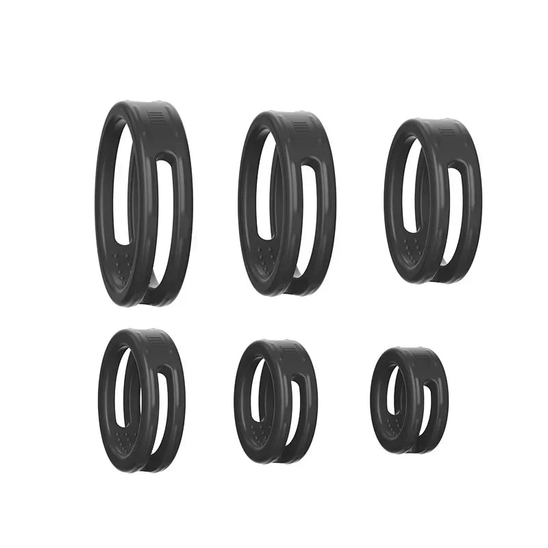 Soft Silicone Cock Rings Male Delay Ejaculation Penis Lasting Erection Scrotum Testis Restraint Adult Sex Toys For Men Reusable