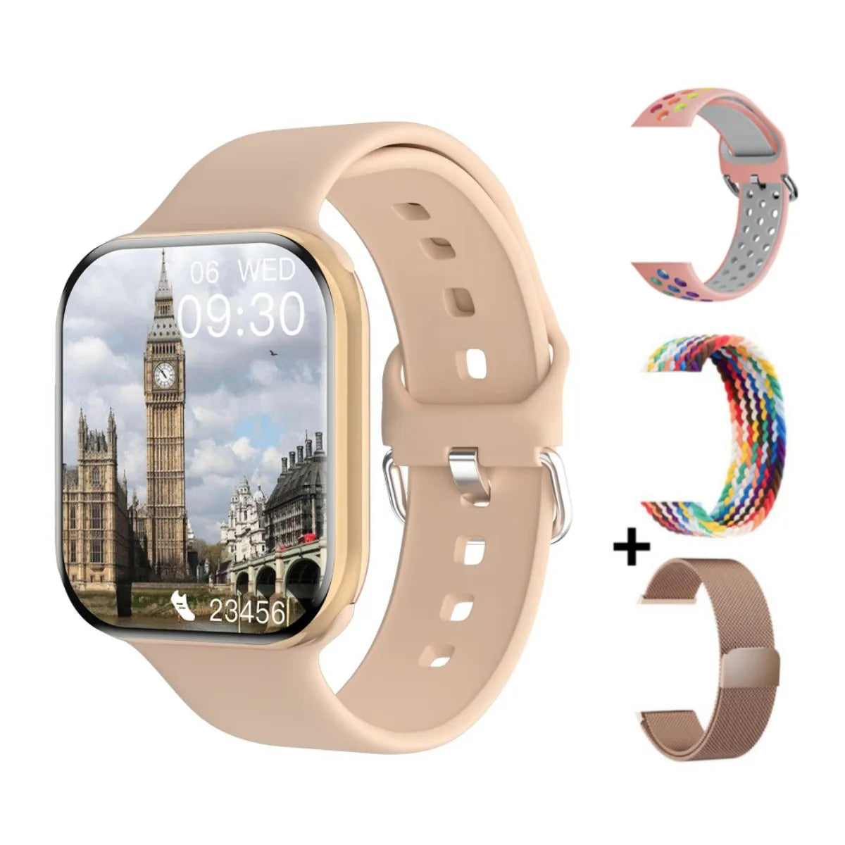 2025 Series 10 Watch 10 GPS Smart Watch Memory Music Video Bluetooth Call Heart Rate Waterproof NFC Smartwatch For Android IOS