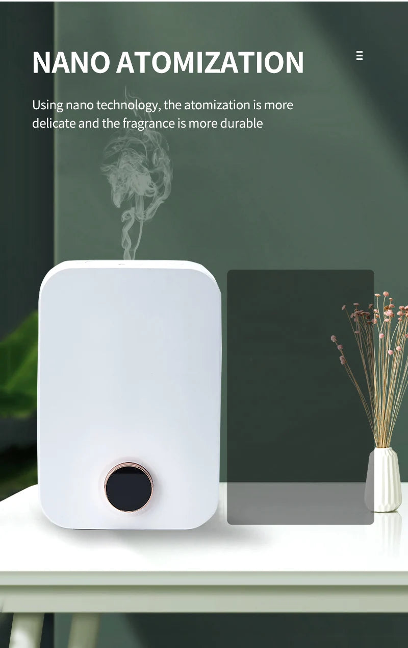 Smart Scent Air Machine For Home Hotel Collection Diffuser Wall Mounted Aroma Diffuser 150ML Waterless Essential Oil Diffuser