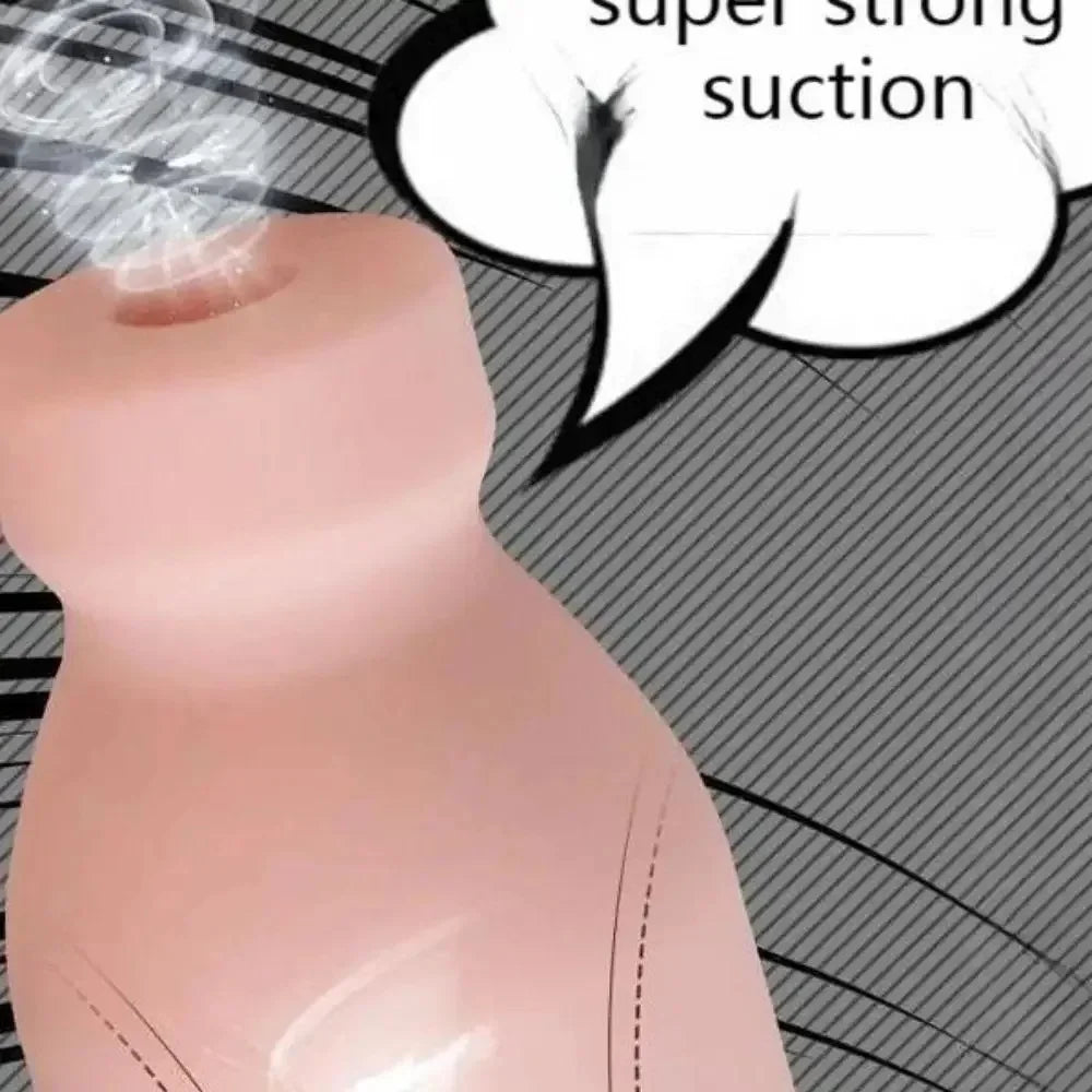 Male masturbator toys milk bottle aircraft cup sex toys vaginal silicone soft adult toys vagina oral sex pocket masturbator