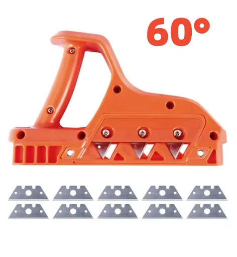 Plasterboard Quick Cutter, Gypsum Board Hand Plane, Drywall Edge Chamfer, Woodworking Cutting Tool, 45 °, 60 ° Trimmer Hand Tool