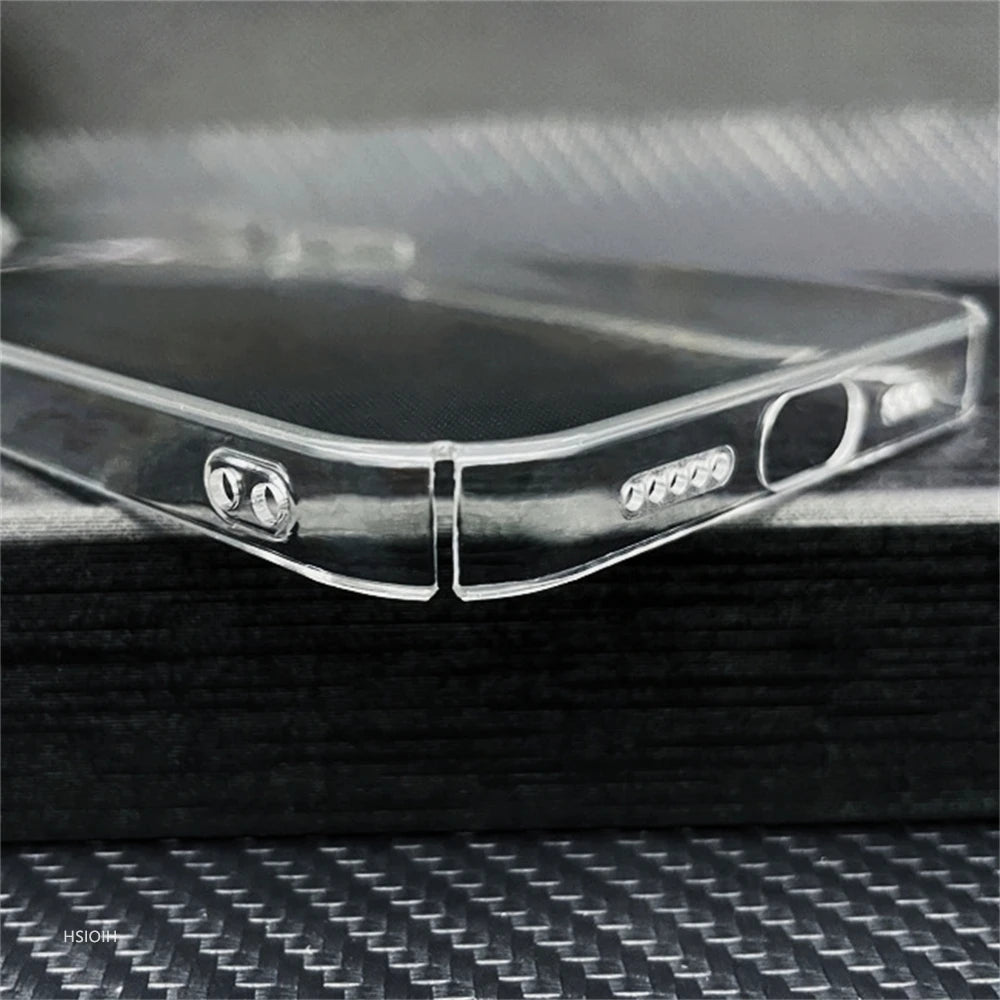 Ultra Clear PC Hard Case for iPhone 11 12 13 14 15 16 Pro X XR XS Max mini Plus Case Slim Transparent Protective Back Cover