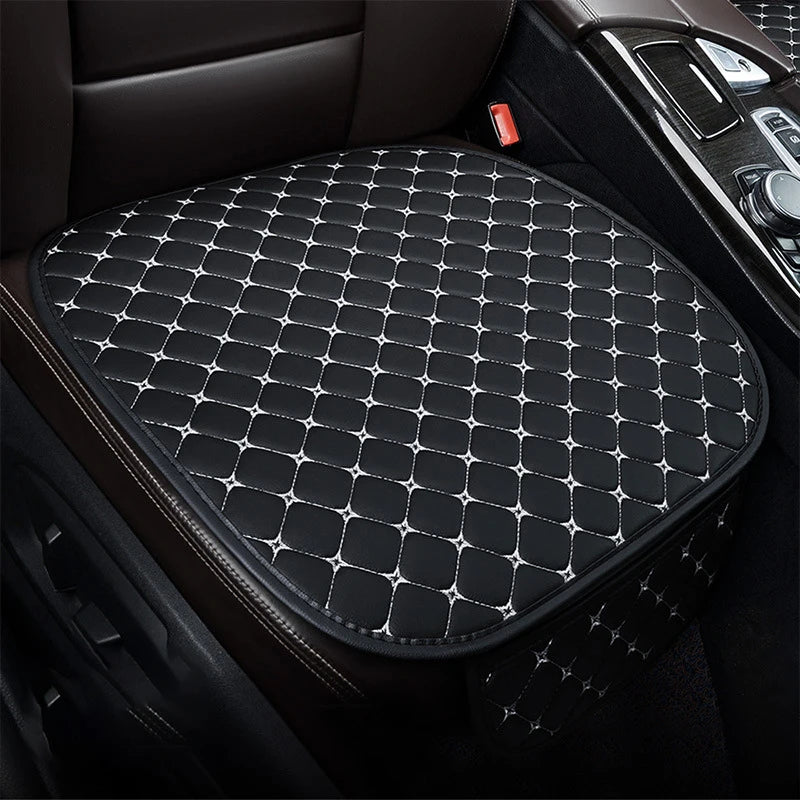 New Pu Leather Car Seat Cover Seat Back Cushion Minimalism Seat Cushion Universal Wear-resistant and Durable Four Seasons