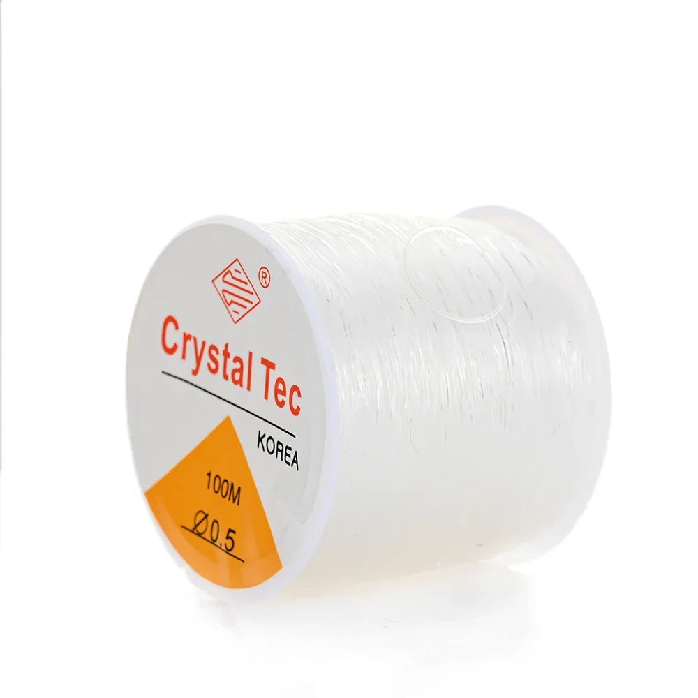 0.5-1.5mm Elastic Cord String Transparent Elastic Thread For Jewelry Making Diy Bracelet Necklace Beaded Accessories