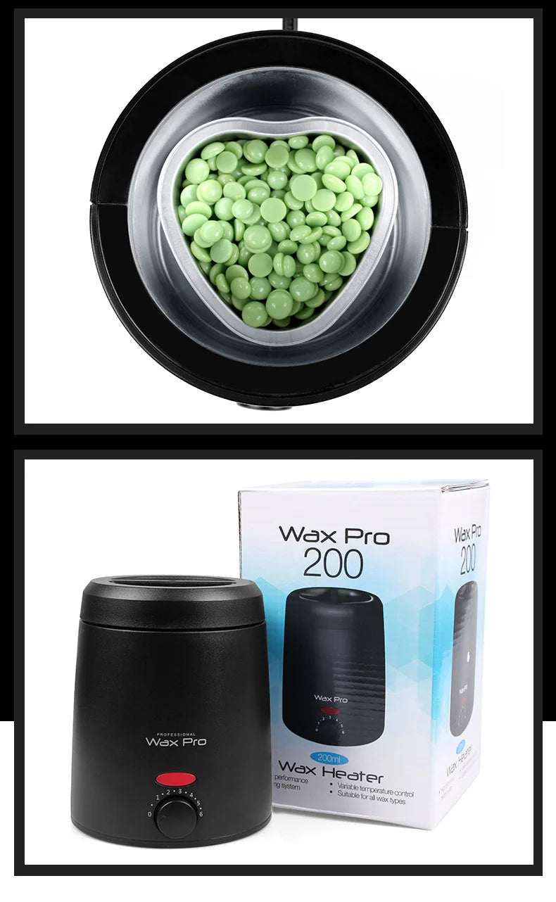 Waxing Machine for Hair Removal Hair Removal Wax Melting Machine 200ml Wax Heater Depilation Paraffin Warmer Waxing Dipping Pot