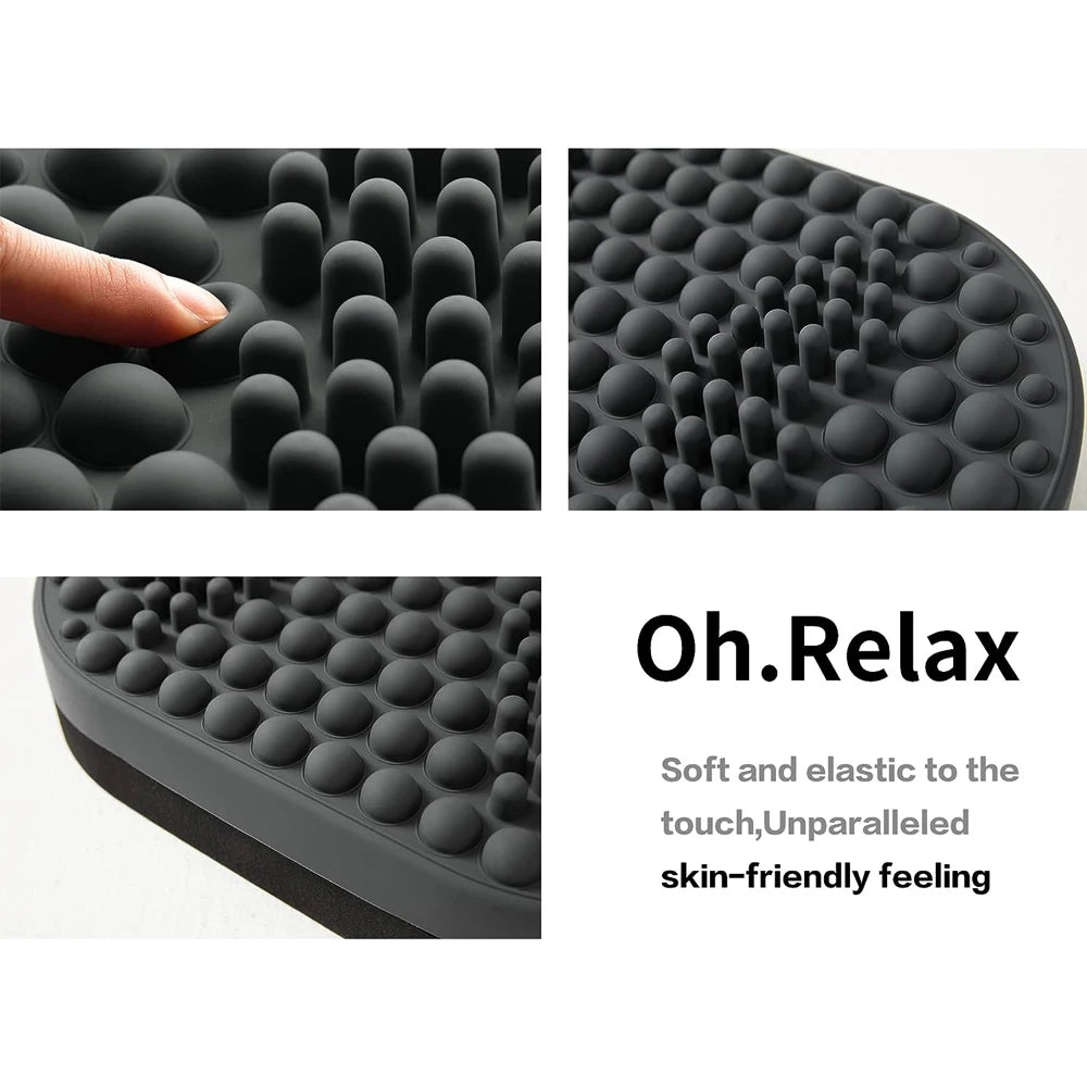 1Pcs Foot Massager Under Desk Footrest,Foot Rest for Under Desk at Work with Massage,Foot Stool Under Desk