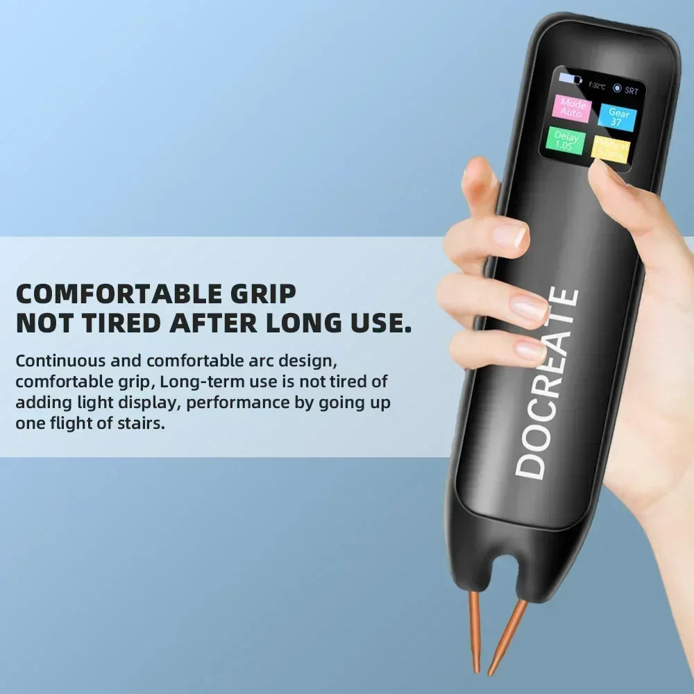 New Spot Welder Big Color Screen Adjustable Powerful Handheld Welding Machine Portable Mini Welding for 18650 Lithium Battery