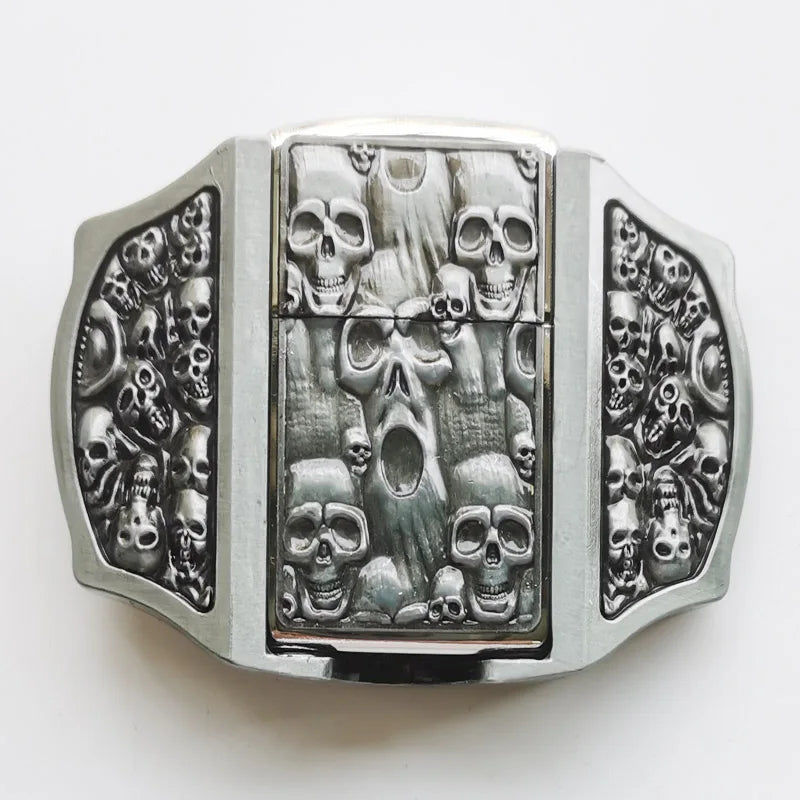 Poker PlayCard series Kerosene Lighter belt buckle, popular in Europe and America