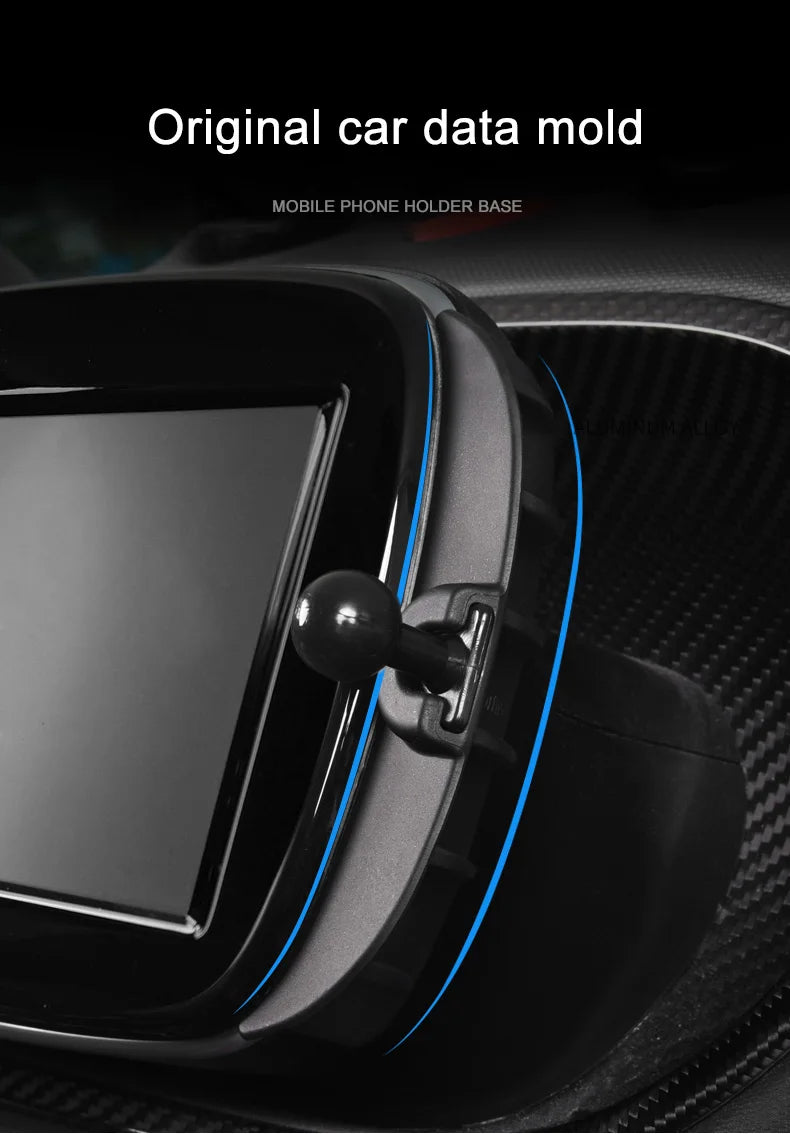 Car Phone Holder Base GPS Navigation Support Bracket For Mercedes Smart 450 451 453 Fortwo Forfour Car Accessories Interior