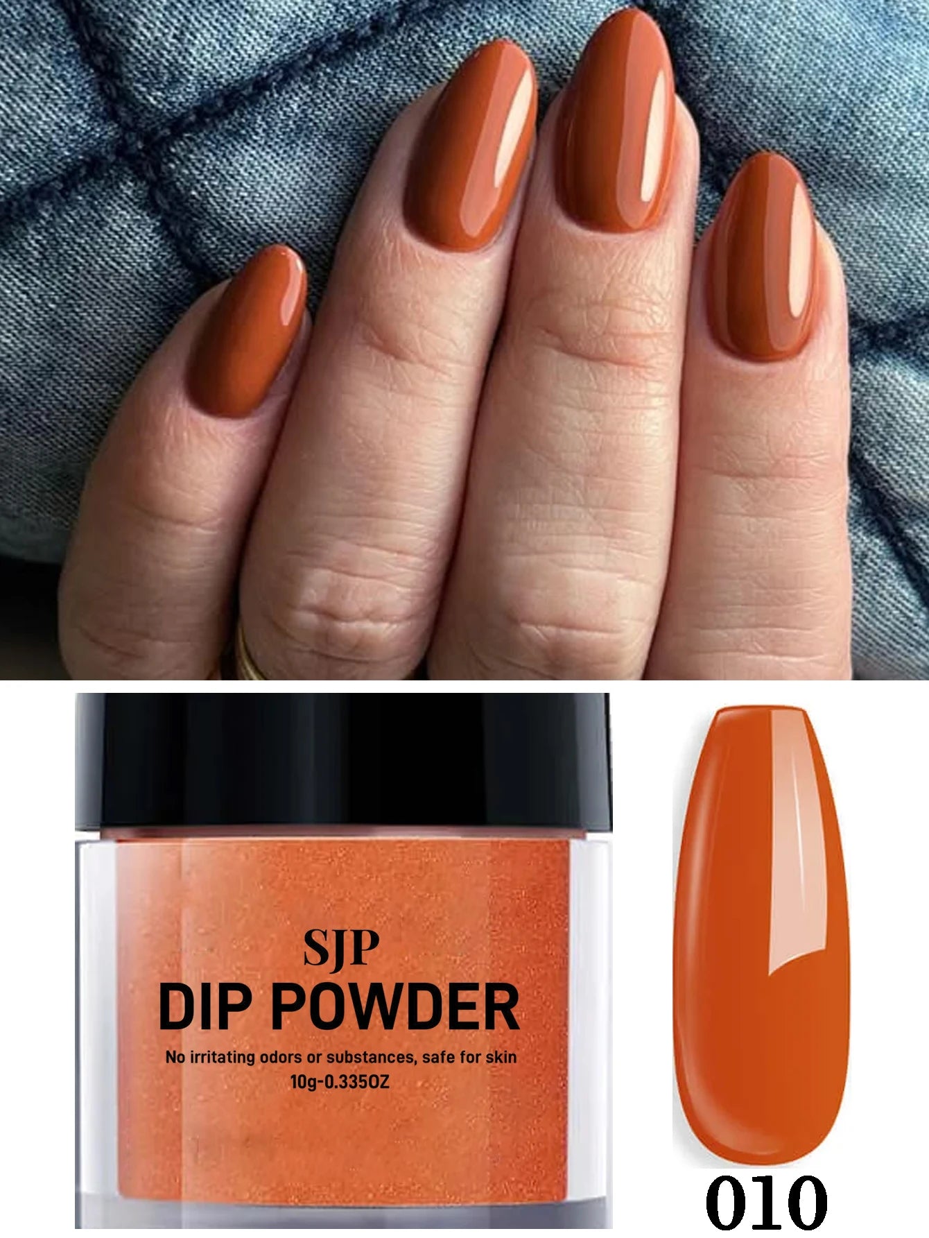 10 G Nail Dip Powder for French Manicure, Color Dip Powder, Suitable for Home Nail Salon DIY, Long Lasting, No Curing Manicure L