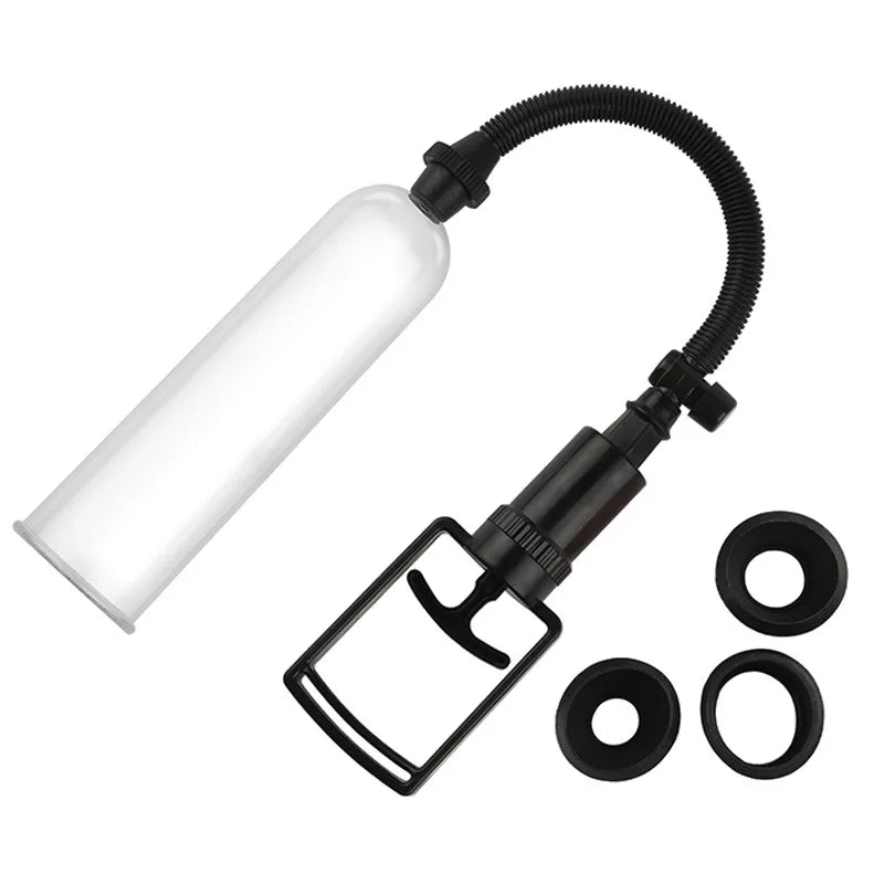 HESEKS Vacuum Sucking Electric Penis Pump Air Water Penis Extender Dick Training Automatic Male Masturbator Sex Toy for Men 18+