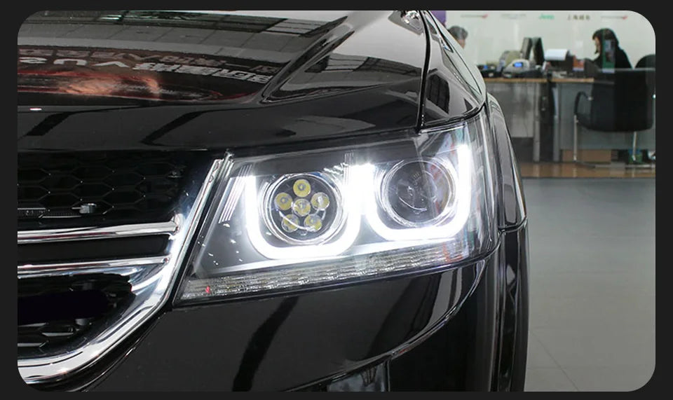 Car Lights for Dodge Journey LED Headlight 2008-2019 JCUV Head Lamp Drl Projector Lens Automotive Accessorie