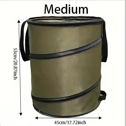 1 pack, Kangaroo Collapsible Garden Bag - Large Lawn and Leaf Container for Easy Lawn Care and Gardening - Durable and Convenien