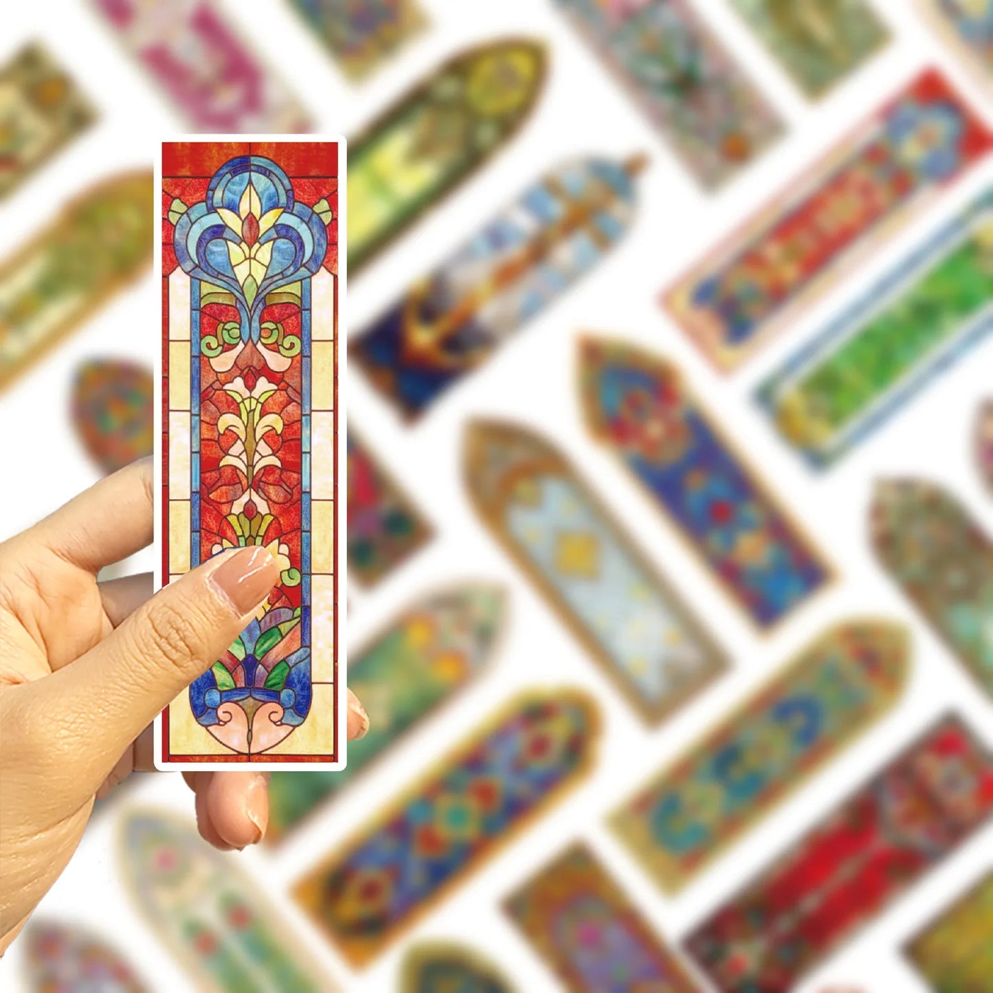 30Pcs Baroque Church Themed Bookmarks for Reading Page Tagging Student's Stationery Supplies DIY Creative Aesthetic Design