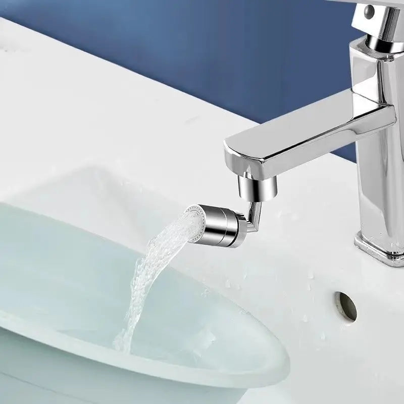 Kitchen Bathroom Pressurized Extension Foaming Faucet 720 Degrees Rotating Dishwashing Wash Face Rinsing Splash Proof Head