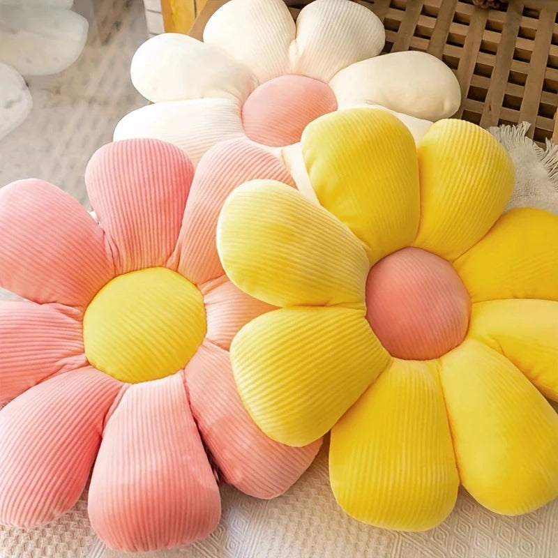 1pc soft and comfortable floral pattern pillow cushion, suitable for bedroom, dormitory, and home decoration