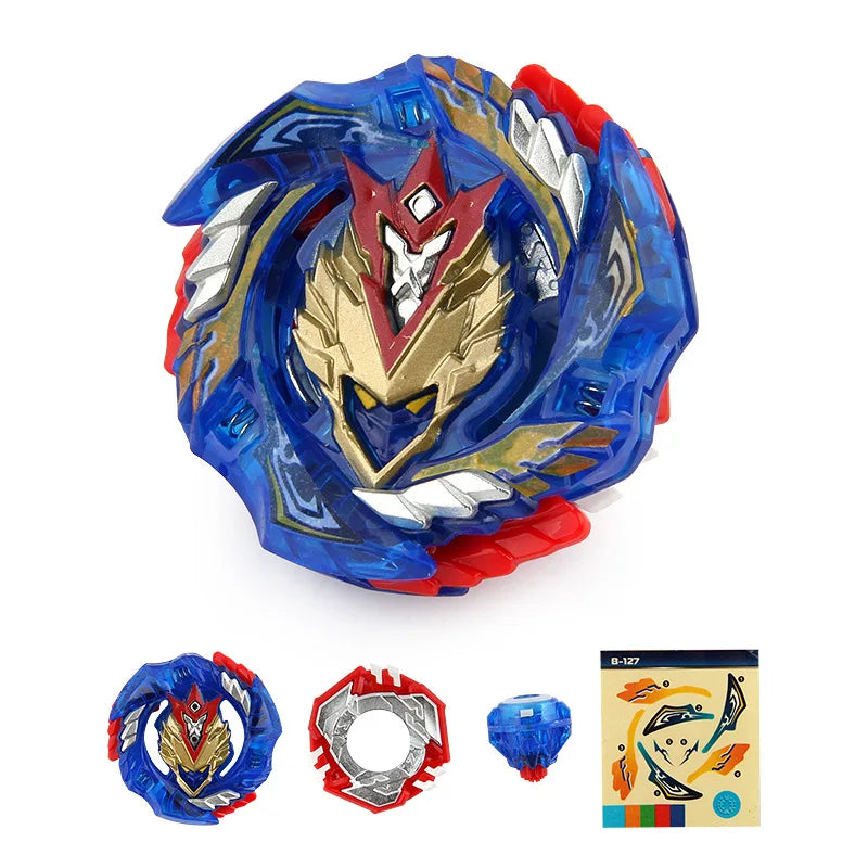 B-127 Cho-Z Valkyrie Valtryek Starter Booster Gyro Metal Spinning Top Burst Blablade Boys Kids Battle Toy