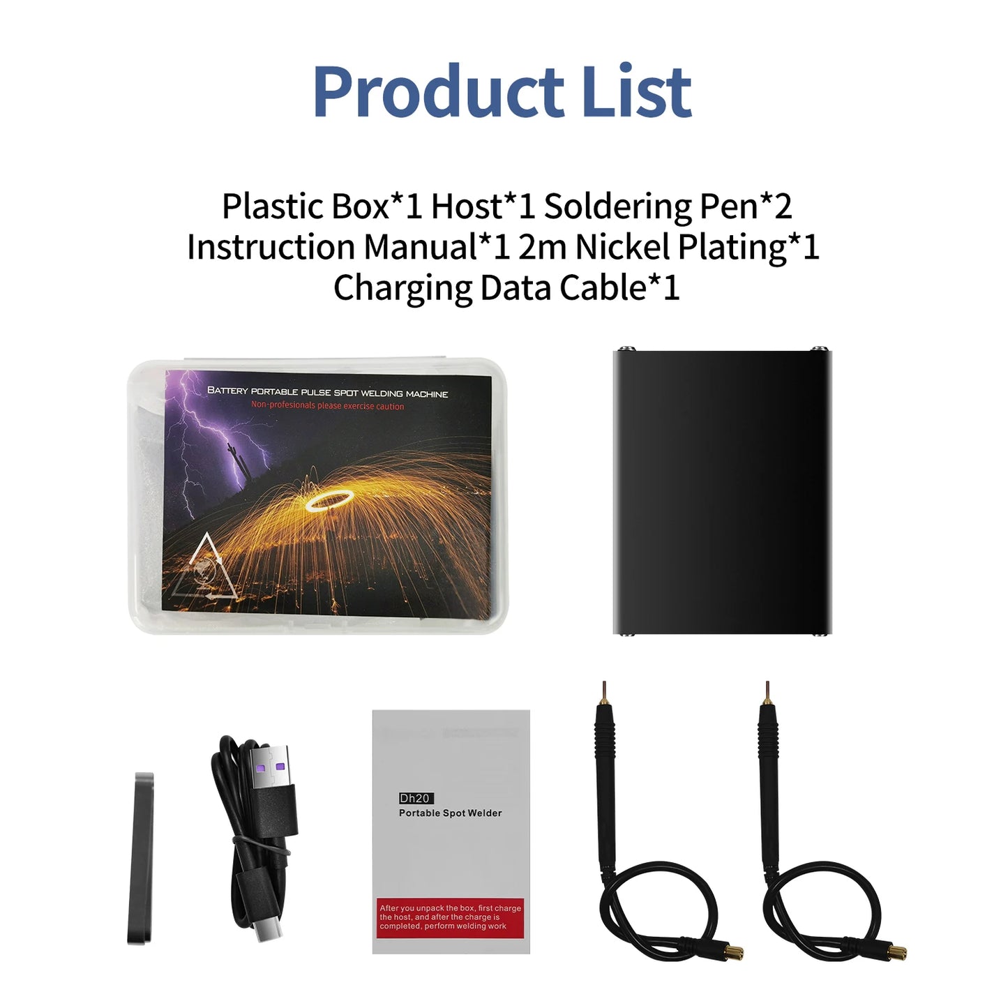 DIY Spot Welder Handheld Portable Mini Spot Welding Machine With Spot Welding Pen Nickel Strip 18650 Battery Spot Welder