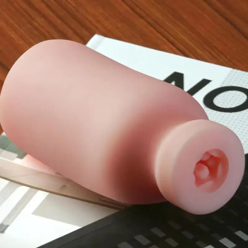 Male masturbator toys milk bottle aircraft cup sex toys vaginal silicone soft adult toys vagina oral sex pocket masturbator